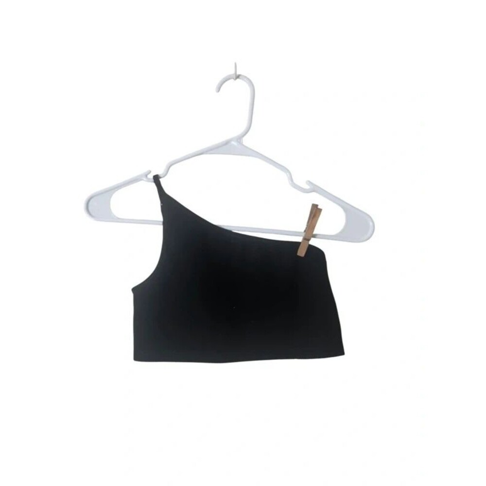 Free people one shoulder crop tank top